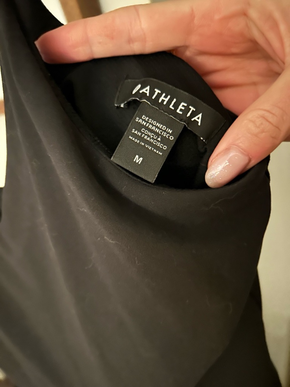 Athleta Black Spaghetti-Strap Maxi Dress - Picture 2 of 2